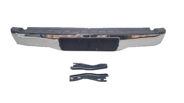 TOYOTA HILUX- PICK UP VIGO- 05/11; ARKA TAMPON (NİKELAJLI PLAKA TAKILAN TİP BAĞLANTI AYAKLI)FPI