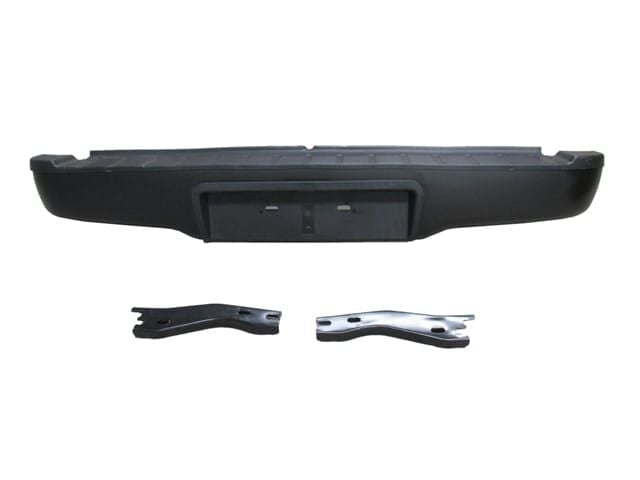 TOYOTA HILUX- PICK UP VIGO- 05/11; ARKA TAMPON SİYAH (PLAKA TAKILAN TİP) (BAĞLANTI AYAKLI)(TW)