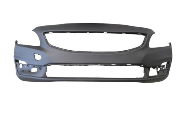 VOLVO S60- 13/18; ÖN TAMPON ASTARLI SİYAH/FAR YIKAMA DELİKSİZ (TYG)