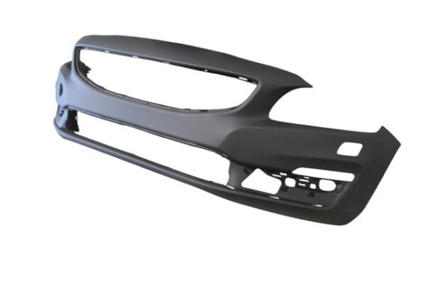 VOLVO S60- 13/18; ÖN TAMPON ASTARLI SİYAH/FAR YIKAMA DELİKLİ (TYG)