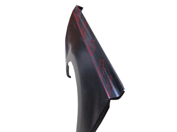 TOYOTA HILUX- PICK UP VIGO- 05/11; YARIM ARKA ÇAMURLUK SAĞ (ÜST KISMI KESİLİP TAKILABİLİR