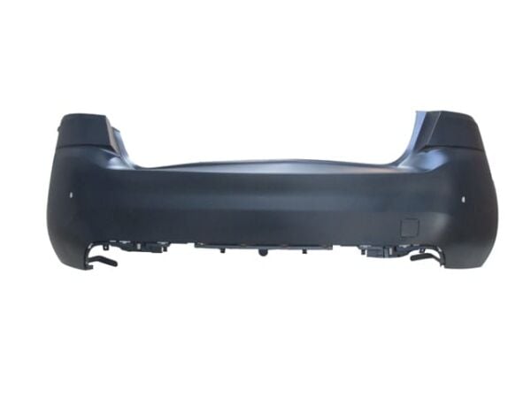 PEUGEOT 308- 14/17; ARKA TAMPON (ASTARLI SİYAH SENSÖR DELİKLİ/KARLIKSIZ (ALLURE/ACTIVE MODEL)TYG)