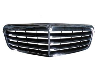 MERCEDES E CLASS- W212- 10/12; ÖN PANJUR NİKELAJLI 7 ÇITALI (İÇ PETEKLERİ SİYAH) (TYG)