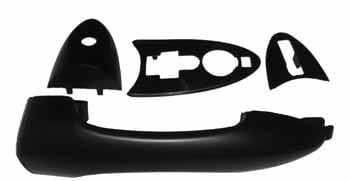 FORD FOCUS- SD/HB- 98/05; ÖN KAPI DIŞ AÇMA KOLU SAĞ/SOL AYNI (ADET) SİYAH (BOYANIR TİP)