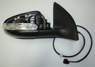 VOLKSWAGEN GOLF- 6- 09/12; KAPI AYNASI SAĞ ELEKTRİKLİ/KAPAKSIZ/CAMSIZ/SİNYALLİ