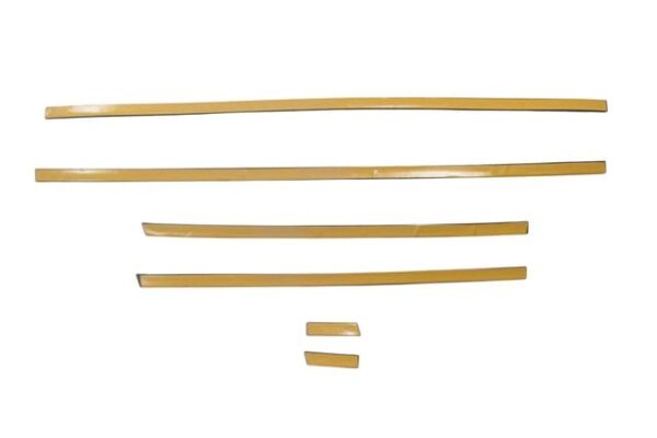 TOYOTA COROLLA- AE101- 93/98; ÖN/ARKA KAPI BANDI SET SİYAH YAPIŞKANLI (6 PARÇA)