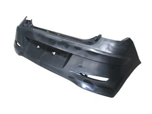 HYUNDAI I10- 11/12; ARKA TAMPON SİYAH (REFLEKTÖR DELİKLİ)