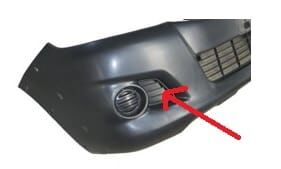 TOYOTA HILUX- PICK UP VIGO- 12/15; SİS LAMBASI YAN ÇERÇEVE KAPAĞI SOL (CASP)