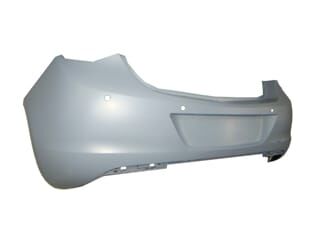 OPEL ASTRA- J- HB- 10/12; ARKA TAMPON GRİ (ASTARLI SENSÖR DELİKLİ/KARLIKSIZ) (TÜV) (TYG)