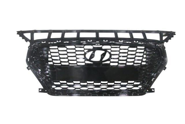 HYUNDAI I30- 17/18; ÖN PANJUR SİYAH NİKELAJ ÇERÇEVESİZ (TYG)