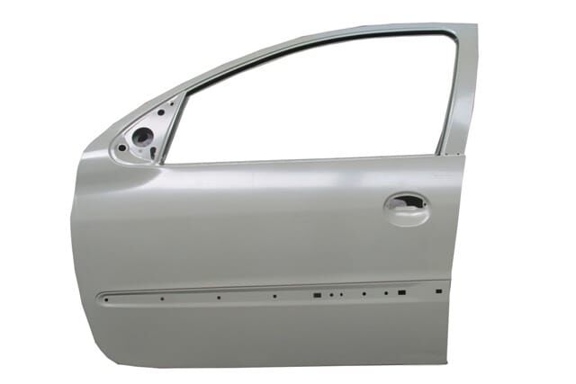 PEUGEOT 206- SD- 07/11; ÖN KAPI KOMPLE SOL GRİ BOYALI (TW)