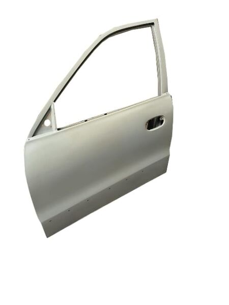 HYUNDAI ACCENT- 98/00; ÖN KAPI KOMPLE SOL BAND DELİKLİ GRİ BOYALI (İCELİ/ÇEKOMASTİKLİ) (TW)