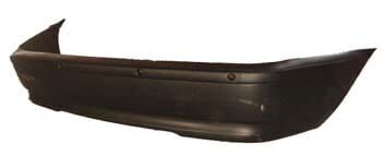 BMW 3 SERI- E46- SD- 02/05; ARKA TAMPON SİYAH (SENSÖR DELİKLİ/BANTLI)(TEK EGZOS DELİKLİ) (M-TECH)