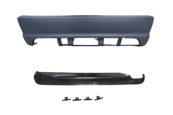 BMW 3 SERI- E46- COUPE- 98/05; ARKA TAMPON ASTARLI (SENSÖR DELİKLİ/ÇEKİ DEM.KAPAKLI/KARLIKLI)M-TECH