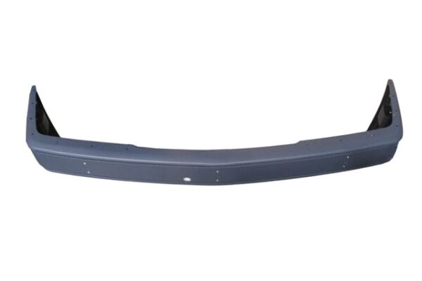 MERCEDES E CLASS- W124- 93/95; ÖN TAMPON GRİ (BANTSIZ/ÜST KISMI NİKELAJ DELİKLİ/ŞOK EMİCİLİ)