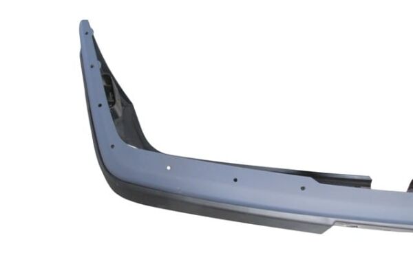 MERCEDES E CLASS- W124- 93/95; ÖN TAMPON ASTARLI(KENDİNDEN BANTLI)(ÜST KISMI NİKELAJ YERİ DELİKLİ)