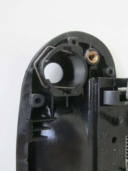 HYUNDAI ACCENT- 98/00; ÖN KAPI DIŞ AÇMA KOLU SOL SİYAH SEGMANSIZ TİP