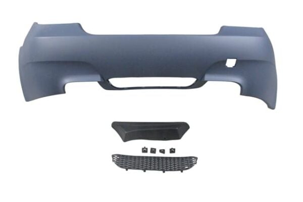 BMW 5 SERI- E60- 04/10; ARKA TAMPON ASTARLI (SENSÖR YUVALI) (IZGARALI) M5/LCI)