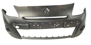 RENAULT CLIO- 3- HB- 09/12; ÖN TAMPON SİYAH (SİS/PANJUR DELİKLİ (İÇ BAĞLANTI BRAKETSİZ) TYG)