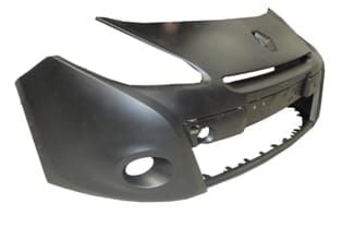 RENAULT CLIO- 3- HB- 09/12; ÖN TAMPON SİYAH (SİS/PANJUR DELİKLİ (İÇ BAĞLANTI BRAKETSİZ) TYG)