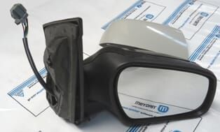 FORD FOCUS- SD/HB- 05/07; KAPI AYNASI SAĞ ELEKTRİKLİ/ISITMALI GRİ KAPAKLI 5 FİŞLİ (FAMELLA)