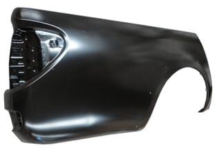 MITSUBISHI L200- PICK UP- 10/15; ARKA ÇAMURLUK SAĞ ÇİFT KABİN (DODİK DELİKLİ) SİYAH (ORİJİNAL)