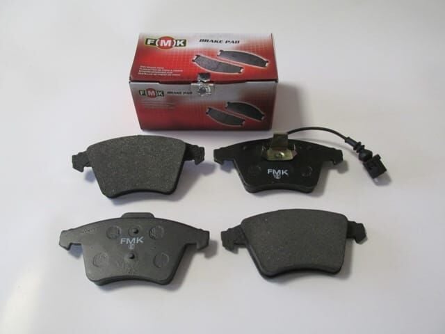 VOLKSWAGEN TRANSPORTER- T5- 04/09; ÖN FREN BALATASI (1KABLOLU)DİSK)155X73,3X17/156,3X75,1X16,5)(