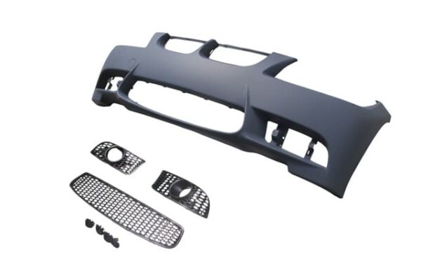 BMW 3 SERI- E90- 05/09; ÖN TAMPON ASTARLI(SİS D.Lİ KAPAK/IZGRALI/SEN.YUVALI/ÇEK.KAPAKLI)M3-STYLE/LCI