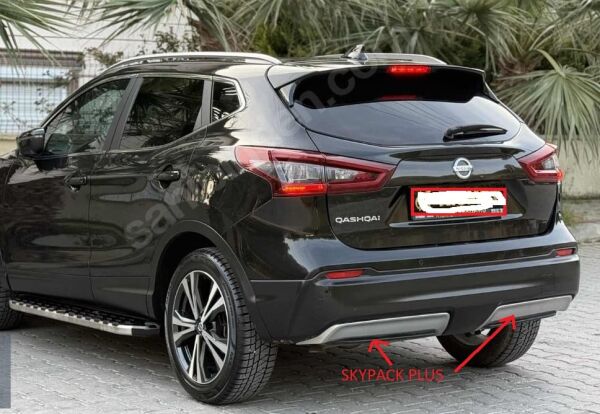 NISSAN QASHQAI- J11- 17/21; ARKA TAMPON SİYAH (SENSÖR DELİKSİZ)(SKYPACK PLUS)(TYG)