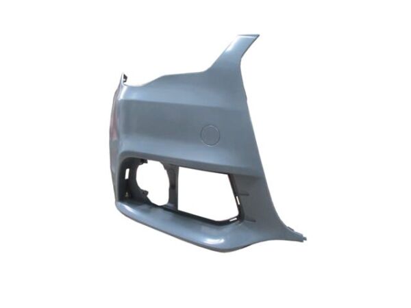 AUDI A1- 11/14; ÖN TAMPON SAĞ GRİ SİS DELİKLİ/ÇEKİ DEMİR KAPAKLI (TYG)