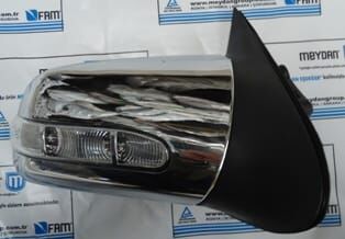 OPEL VECTRA- A- 88/95; KAPI AYNASI MANUEL/NİKELAJ KAPAKLI/ SİNYALLİ SAĞ/SOL SET 2PARÇA (VALERON)