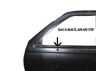 NISSAN SKYSTAR- PICK UP- D22- 97/02; ÖN KAPI KOMPLE L(AYNASI SACA BAĞLANAN)TÜRKİYE TİPİ)İCELİ/ÇEKOMA