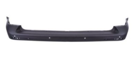 VOLKSWAGEN TRANSPORTER- T7- 15/19; ARKA TAMPON SİYAH (SENSÖR DELİKLİ)