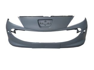 PEUGEOT 207- 06/09; ÖN TAMPON GRİ (SİS DELİKSİZ) BANT/PANJUR DELİKLİ (BRAKETLİ) (TYG)