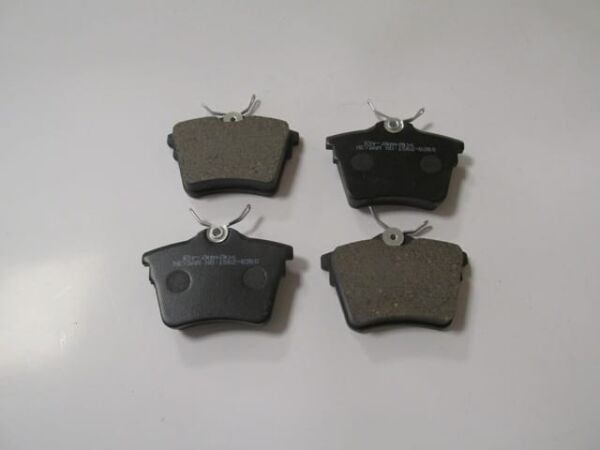 PEUGEOT 407- 04/11; ARKA FREN BALATASI (KABLOSUZ)(DİSK) (86,2x57,1x17)(BRAMAX)