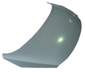 PEUGEOT 207- 06/12; MOTOR KAPUTU GRİ BOYALI (İCELİ/ÇEKOMASTİKLİ) (SIMYI)