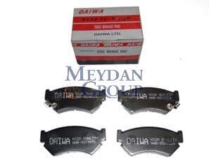 SUBARU JUSTY- 88/92; ÖN FREN BALATASI (DİSK) (108,6X42,5X15) (DAIWA)