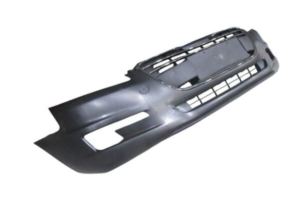 PEUGEOT 508- 11/14; ÖN TAMPON SİYAH PANJURLU KOMPLE/ÇEKİ KAPAKLI/BRAKETLİ (TW)