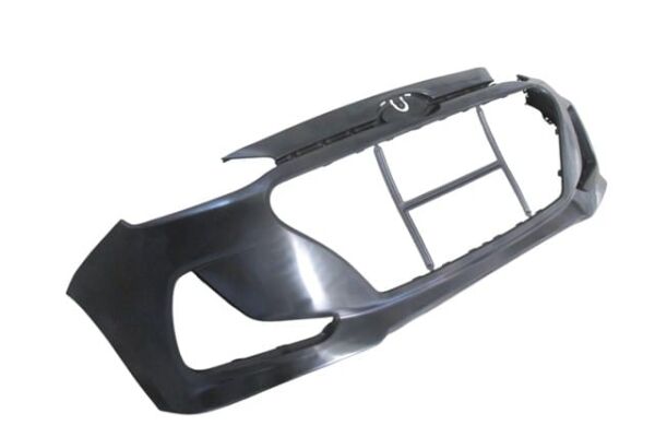 HYUNDAI I10- 16/19; ÖN TAMPON SİYAH (SİS/PANJUR DELİKİ) (TYG)