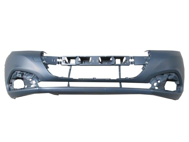 PEUGEOT 208- 16/20; ÖN TAMPON SİYAH SİS DELİKLİ/SENSÖR DELİKSİZ/ÇEKİ KAPAKLI (TW)