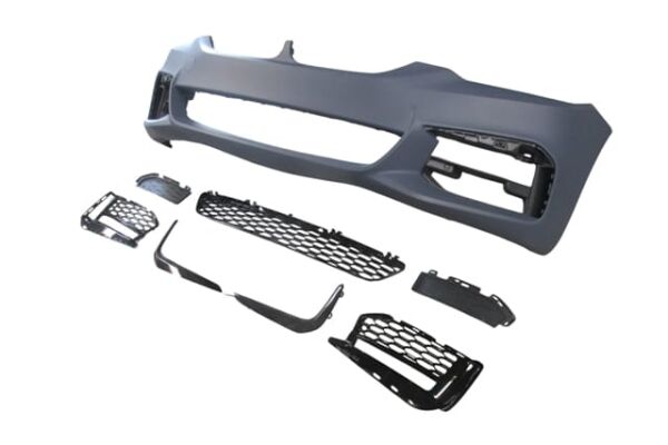 BMW 5 SERI- G30- 17/20; ÖN TAMPON ASTARLI (SİS KAPAKLI/SİS KAP. ÇITALI/IZGARALI) (SENSÖR D.Lİ)M-TECH