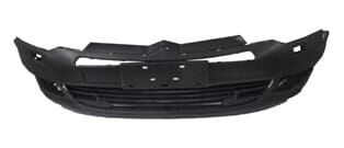 CITROEN C5- 08/15; ÖN TAMPON SİYAH (PANJURLU/SİS/FAR YIKAMA DELİKLİ/NİKELAJ BANTLI) (TW)