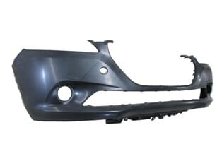 PEUGEOT 301- 13/16; ÖN TAMPON SİYAH (SİS/PANJUR/ÇEKİ DEMİRİ KAPAĞI DELİKLİ)