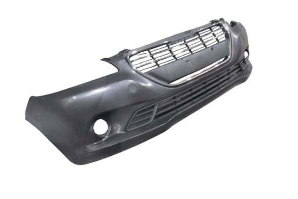 PEUGEOT 301- 13/16; ÖN TAMPON SİYAH (PANJURLU/SİS BRAKETLİ/NİKELAJ ÇITALI/ÇEKİ KAPAKLI)(TW)
