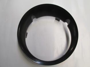 HYUNDAI PORTER KAMYONET- 96/05; FAR ÇERÇEVESİ SOL YUVARLAK SİYAH (TW)