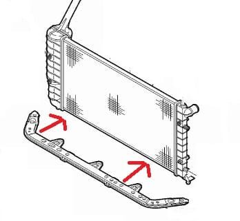 FIAT IDEA- 05/06; RADYATÖR ALT BAĞLANTI SACI