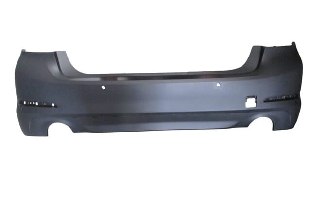 BMW 5 SERI- G30- 17/20; ARKA TAMPON GRİ (4 SENSÖR DELİKLİ/NİKELAJ ÇITA DELİKLİ) (TYG)