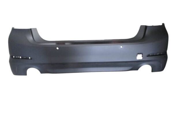 BMW 5 SERI- G30- 17/20; ARKA TAMPON GRİ (4 SENSÖR DELİKLİ/NİKELAJ ÇITA DELİKLİ) (TYG)