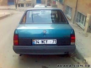 OPEL CORSA- A- 86/92; ARAÇ BİLGİLERİ VE RESİMLERİ