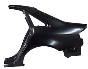 AUDI A4- 08/12; ARKA ÇAMURLUK KOMPLE SOL TAVANA KADAR SİYAH (BFN)